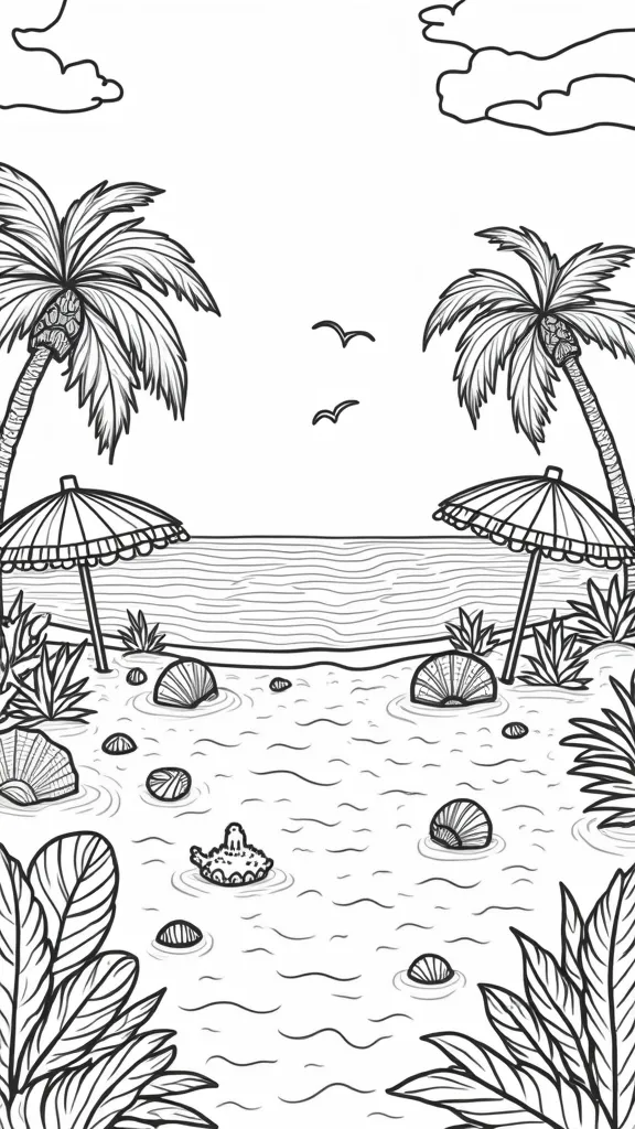 coloring pages for the summer